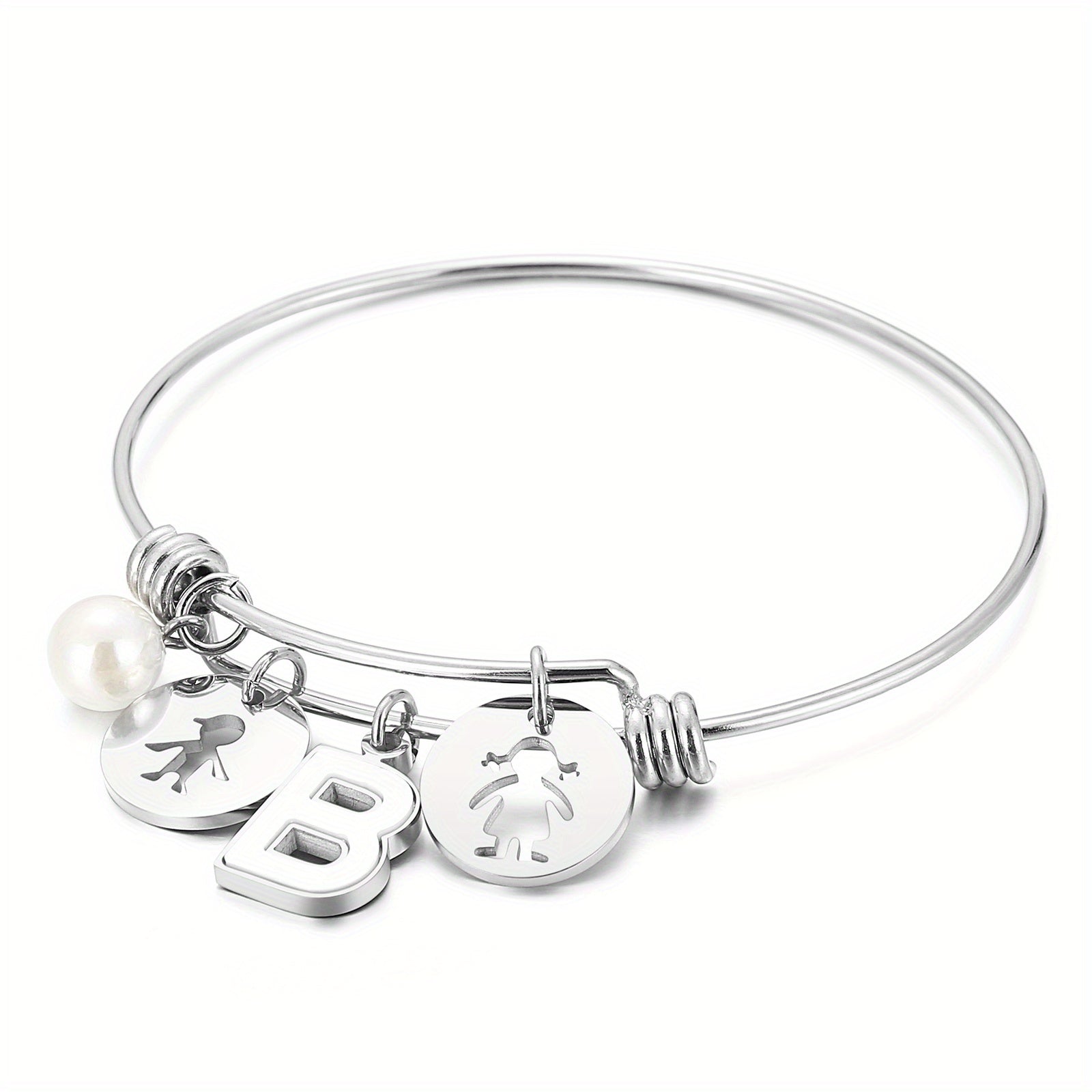 BFF English Letter A G Pendant Bracelet For Girls - Friends Gift