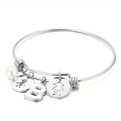BFF English Letter A G Pendant Bracelet For Girls - Friends Gift