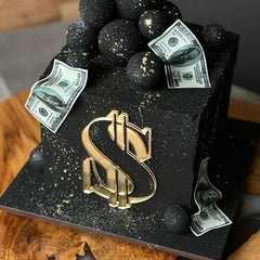 Happy Birthday Cake Insert Plate Decoration