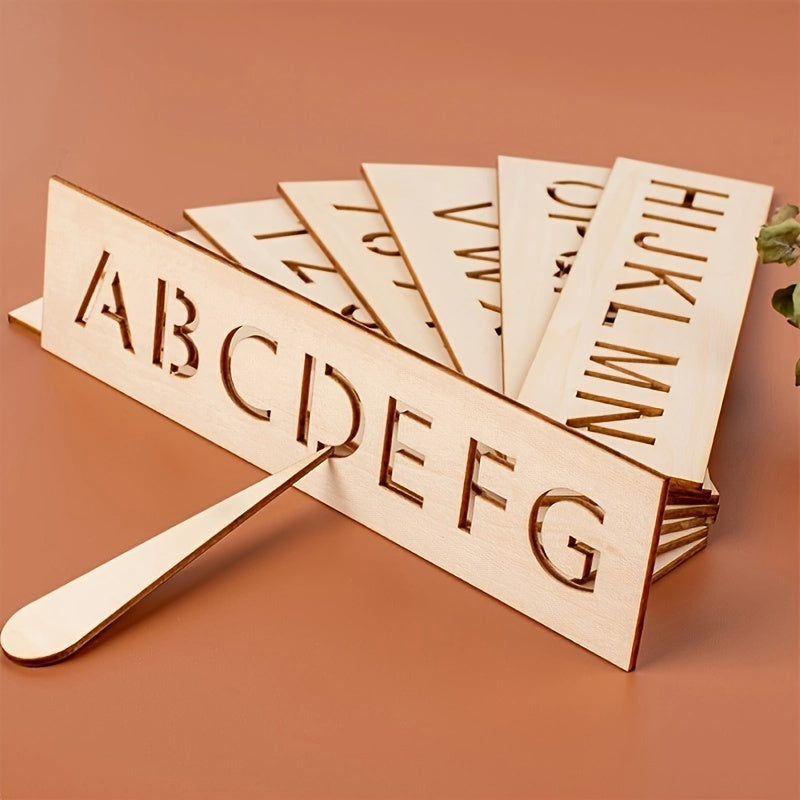 Montessori Wooden Letters Writing Practice Board