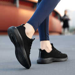 Women's Flying Woven Comfort Running Shoes Lightweight Sports Sneakers