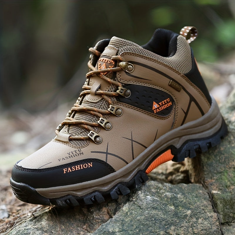 Men's Anti Collision Ankle Top Hiking Sneakers for Climbing Trekking