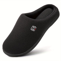 Men's Coral Fleece Lining Memory Foam Slipper