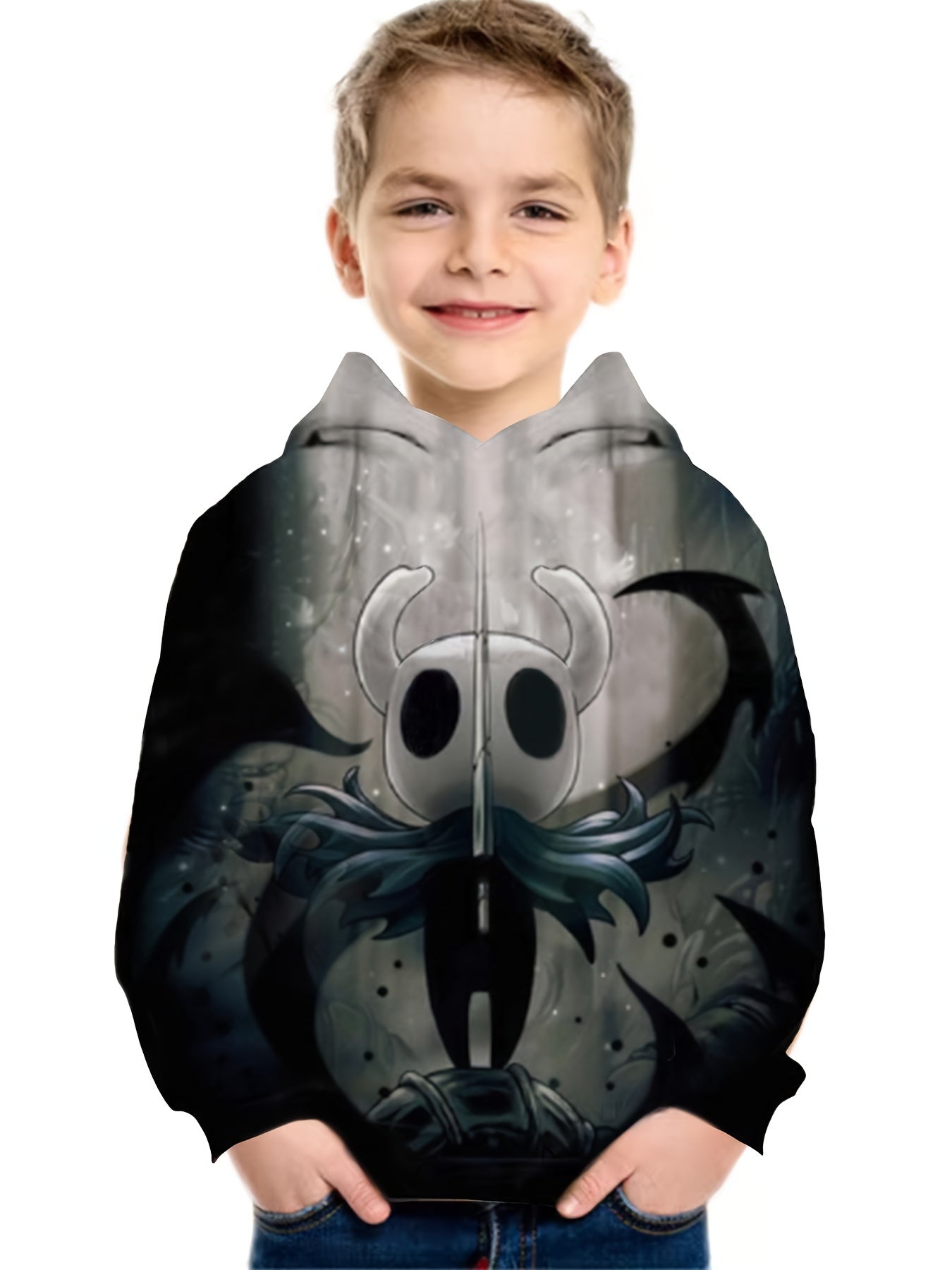 Toddler 3D Print Hoodie Knight Kids Hooded Casual Sweatshirt Coat