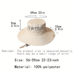 Sun Hat Wide Brim Breathable Mesh UPF 50 Waterproof Fishing Hat