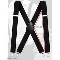 Y Shaped Bow Tie Suspenders with Strong Clips