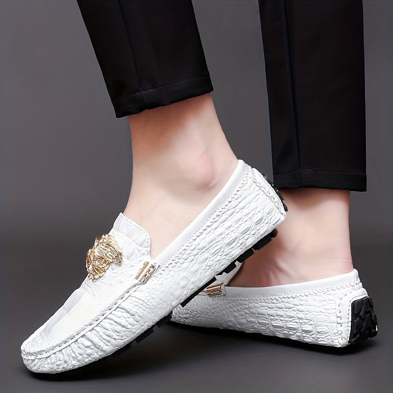 Men's Slip On Loafers Smart Casual Dress Up Walking Shoes