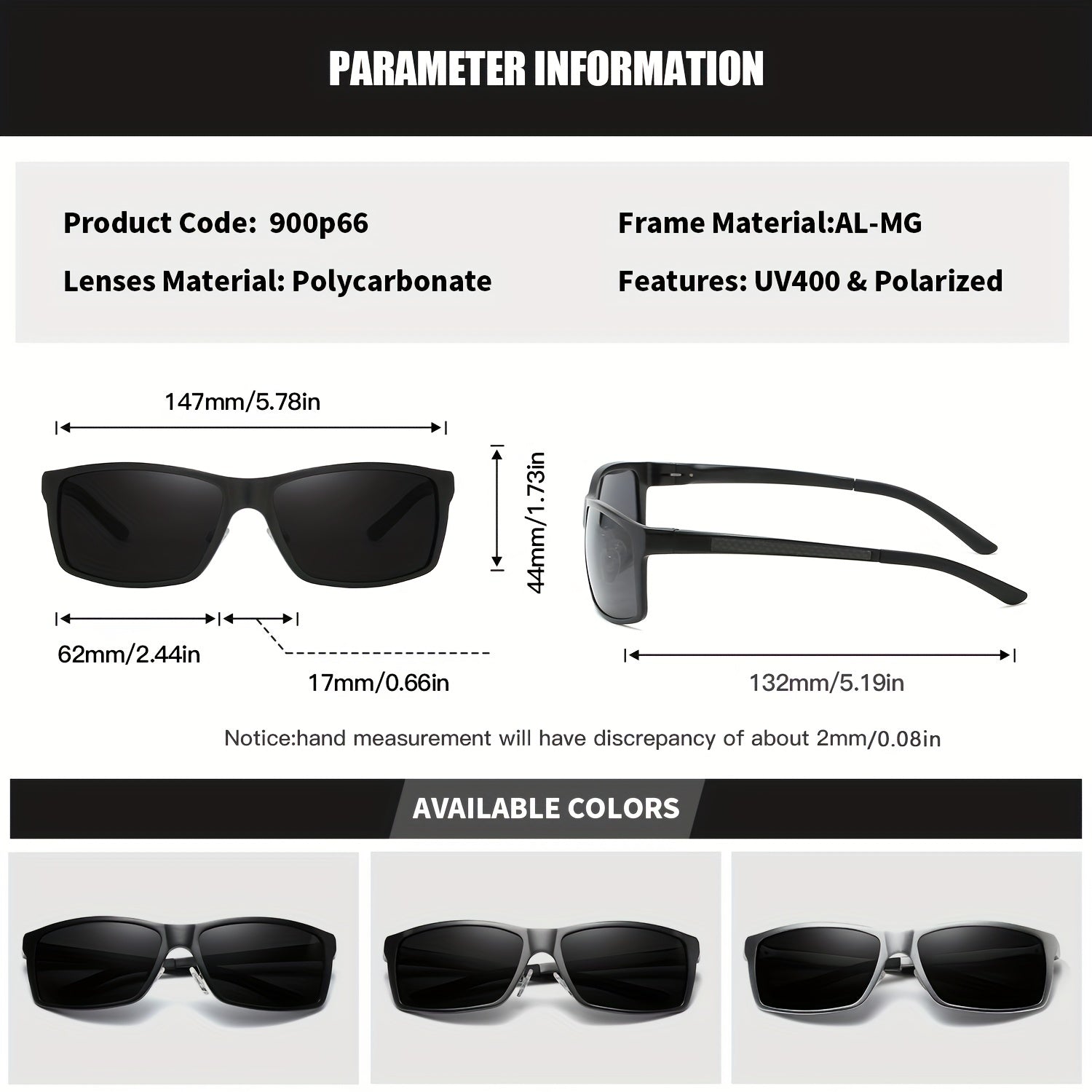 RoyalHot Polarized Aluminum Sunglasses for Driving