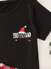 Christmas Loungewear Set Top & Shorts Women's Loungewear