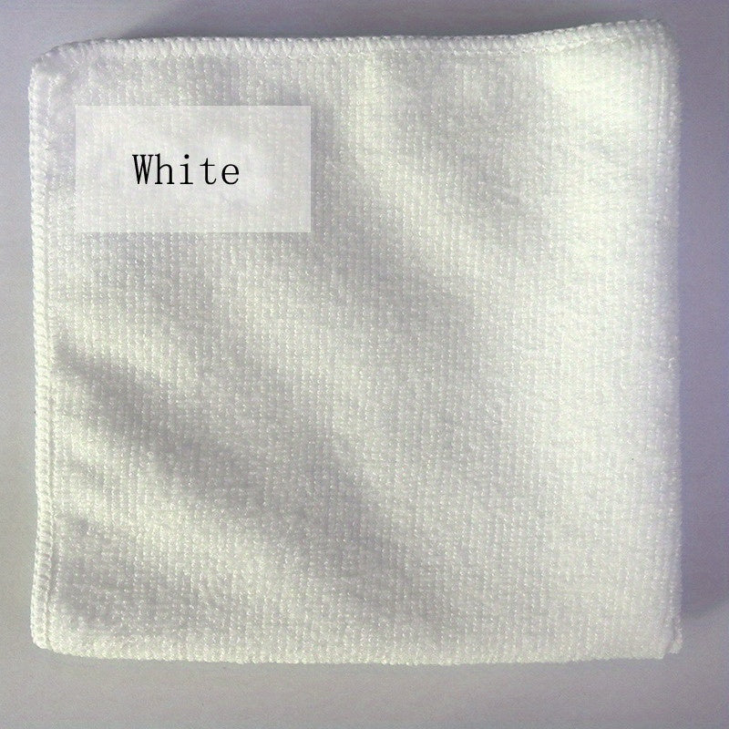 2 Pcs Microfiber Cleaning Rags Small Square Towels Household Cleaning