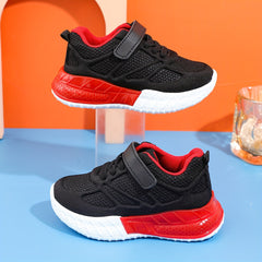 Boys Casual Low Top Woven Shoes Breathable Lightweight Non slip Sneakers