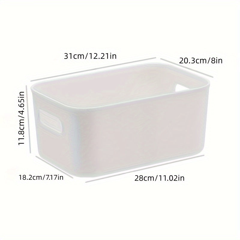 Cosmetic Storage Box Desktop Snack Storage Basket Plastic Skincare Container