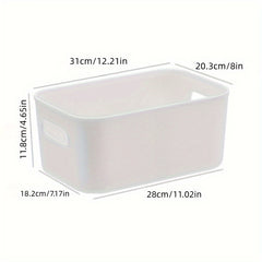 Cosmetic Storage Box Desktop Snack Storage Basket Plastic Skincare Container