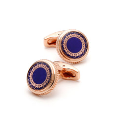 Men's Rose Pattern French Cufflinks