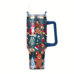 Christmas Series 40oz Stainless Steel Water Cup Leakproof Insulation Cup