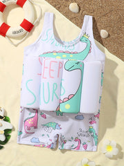 Baby Cartoon One Piece Swimsuit Bathing Suit