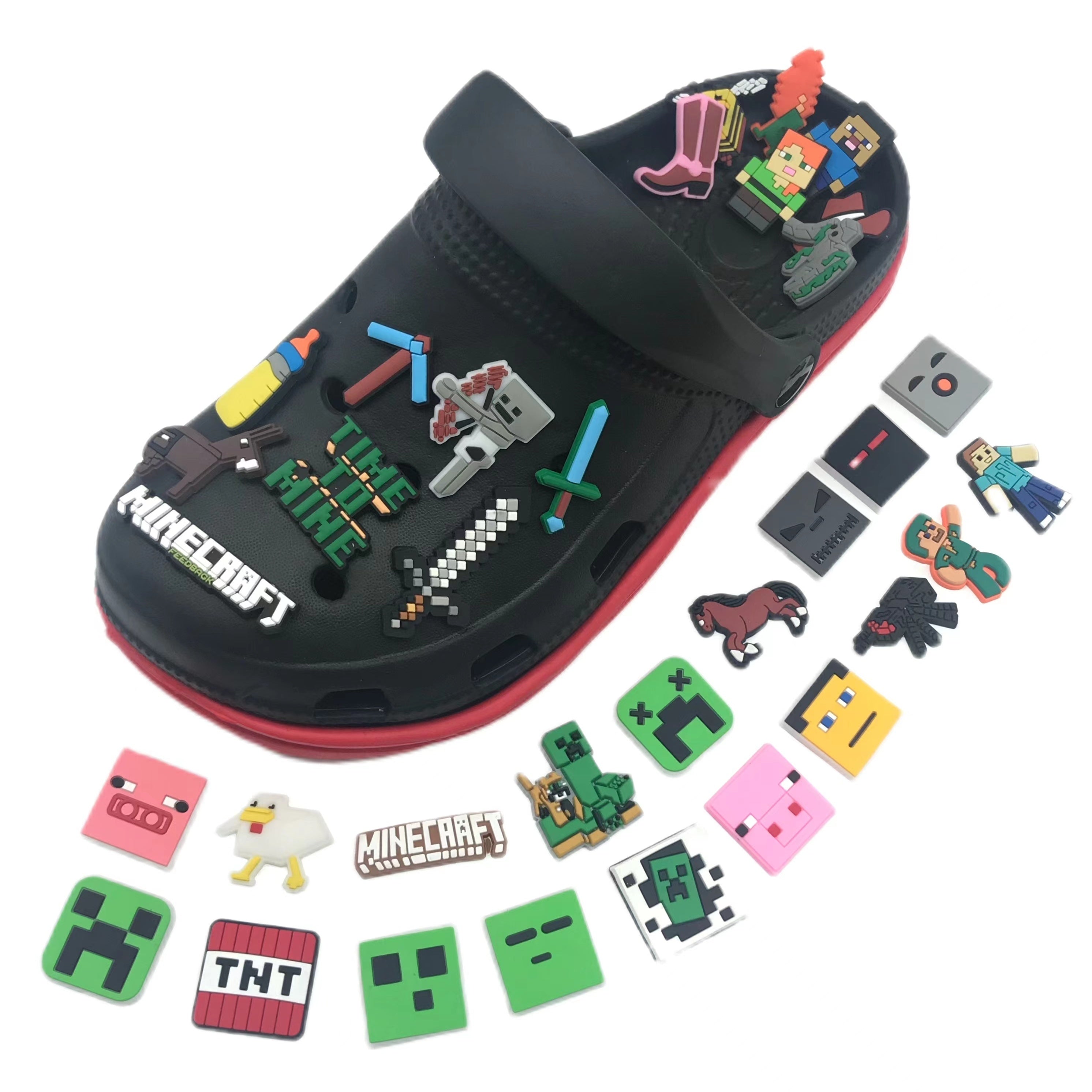 34pcs PVC Shoe Charms Clogs Birthday Party Favors