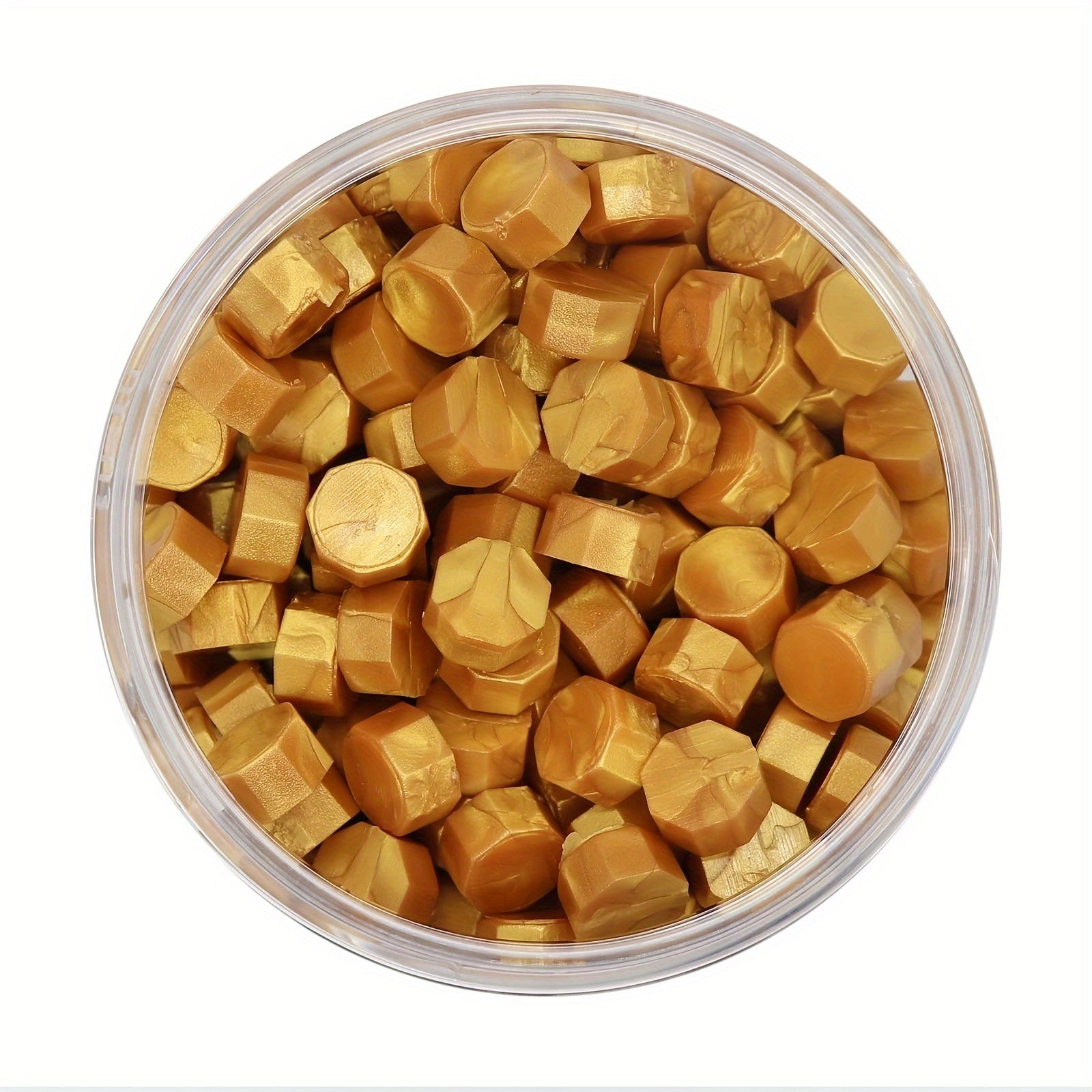 200pcs Golden Sealing Wax Beads for Wax Seal Stamp Cards Envelopes
