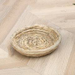 Artificial Bird Woven Nest Ornament for Home Garden Wedding Easter Props