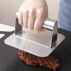 Stainless Steel Hamburger Press Manual Meat Press Steak Press