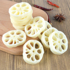 5pcs Realistic Artificial Lotus Root Slices Home Decor Photography Props