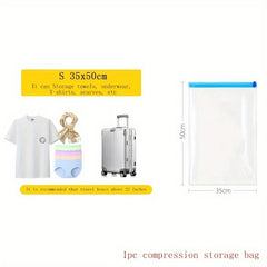 Travel Compression Bag - Space Saver Roll Up Pouch