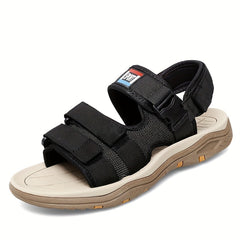 Men's Hook And Loop Fastener Sandals Non Slip Beach Shoes
