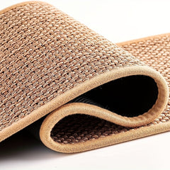 15pcs Natural Linen Soft Stair Treads Non Slip Carpet Safety Rug Indoor Runner