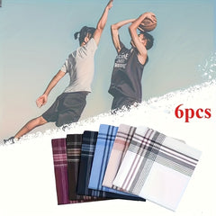 Retro Plaid Handkerchiefs - Set of 12pcs
