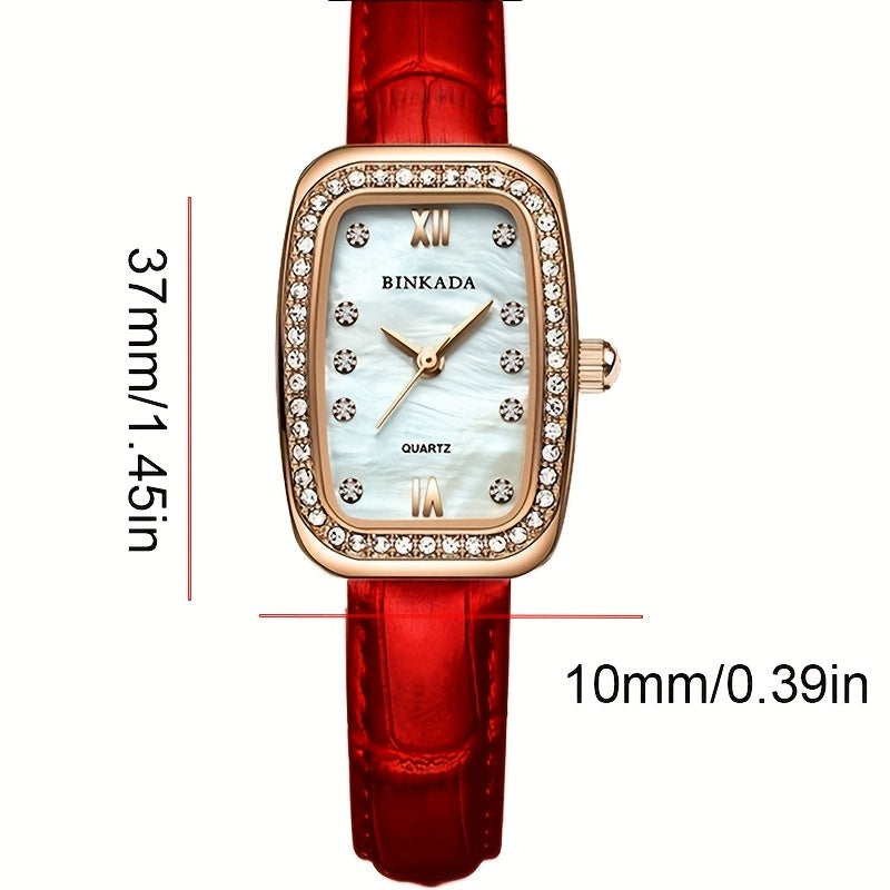 Red Alloy Quartz Watch Gift For Kids