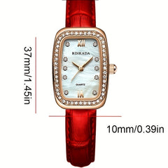 Red Alloy Quartz Watch Gift For Kids