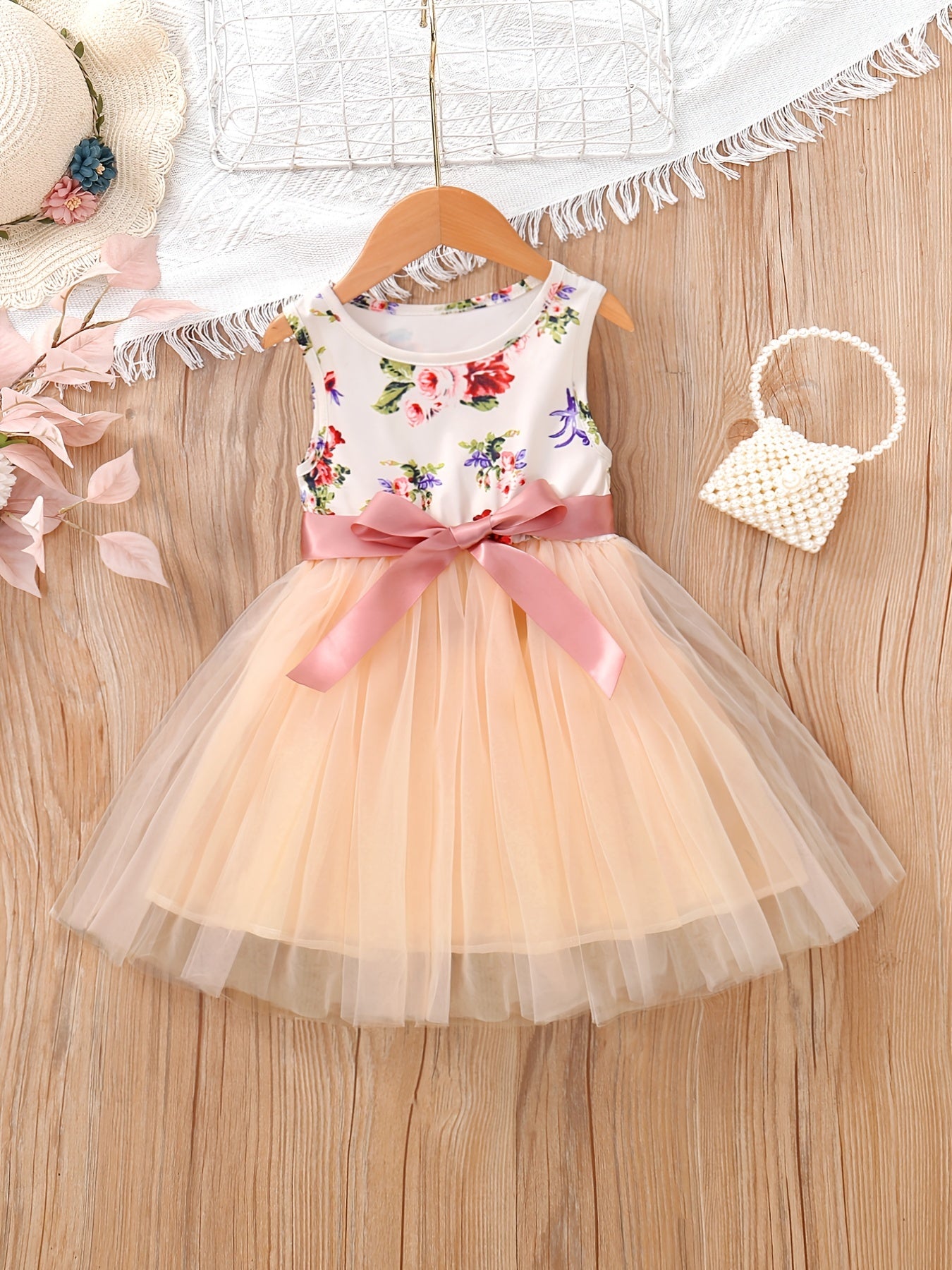 Girls Sleeveless Party Princess Dress Kids Summer Clothes