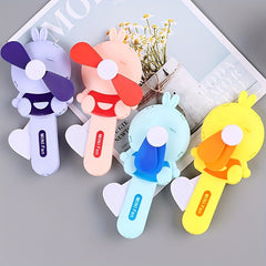 Cartoon Mini Handheld Fan Double Blade Portable Fan for Girls