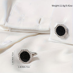 Round Suit Shirts Cufflinks French Sleeve Studs