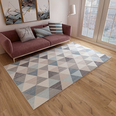 Large Area Rug Crystal Velvet Non-slip Soft Mat Machine Washable Anti-fatigue