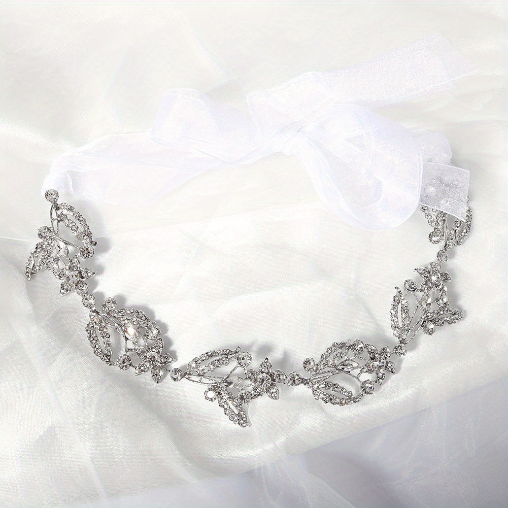 Bridal Head Chain Wedding Dress Accessories Rhinestone Banquet Headwear