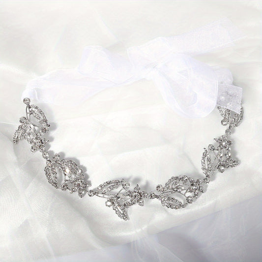 Bridal Head Chain Wedding Dress Accessories Rhinestone Banquet Headwear
