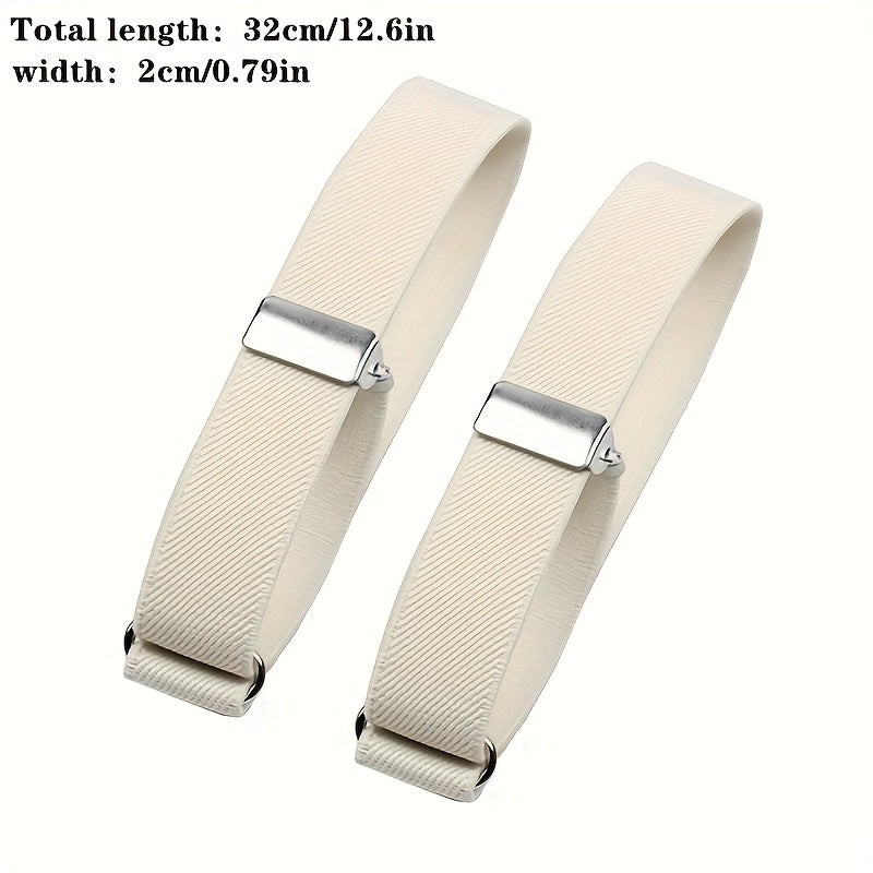 2pcs Elastic Armband Shirt Garter Sleeve Holders