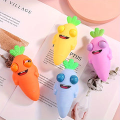 Prank Carrot Decompression Toy - Relaxing Squeezable Vegetable