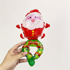 20pcs Santa & Snowman Wrist Balloon Christmas Party Decoration Kit