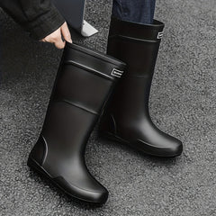 Women's Waterproof Non slip Rain Boots Comfortable High Tube Outdoor Rain Boots