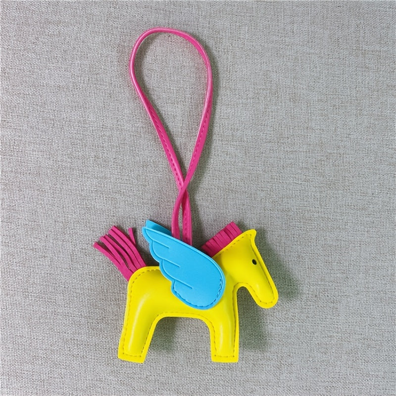 16pcs Flying Horse Keychain Bag Charm Pendant Accessory Keychain