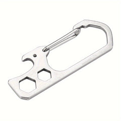 Key Chain Bottle Opener Carabiner Snap Clip Hook for Hiking Backpacking Camping