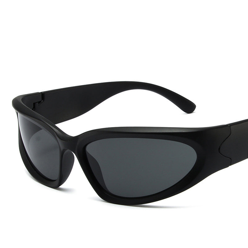 Wrap Around Sunglasses Cyber Y2K Sunglasses Round Sunglasses