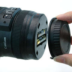 Camera Lens Coffee Mug with USB Stainless Steel Liner
