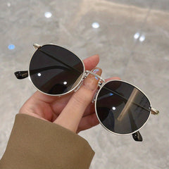 Retro Round Sunglasses UV400 Sun Shades Metal Glasses