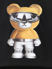 Boys Bear Graphic Outfit Short Sleeves Round Neck T shirt & Shorts