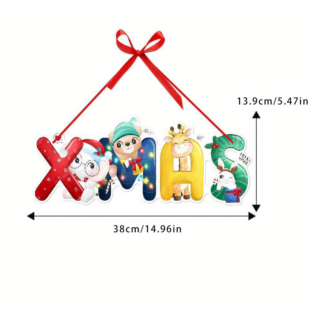 Christmas Decorative Door Banner for Outdoor & Indoor Home Decor