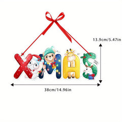 Christmas Decorative Door Banner for Outdoor & Indoor Home Decor