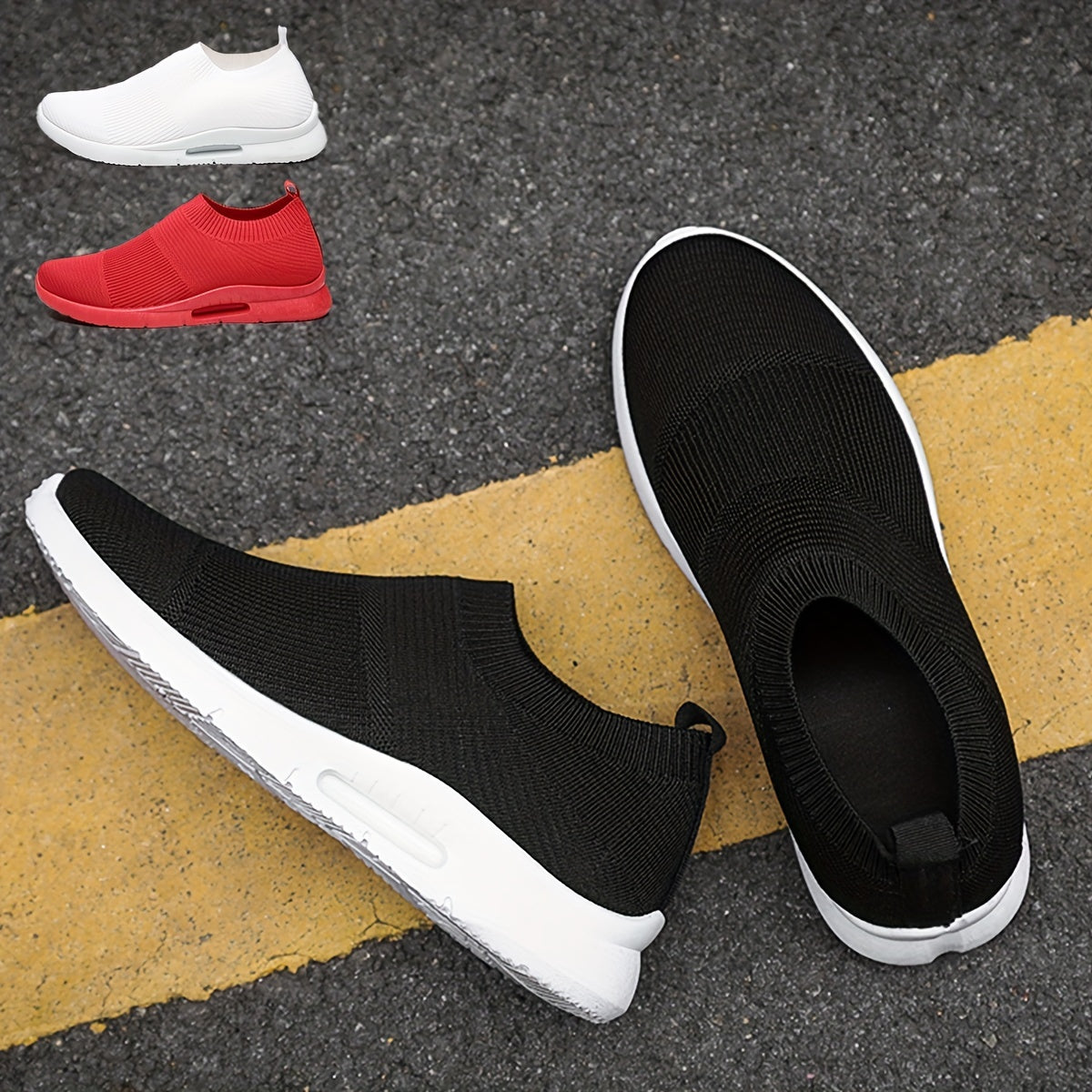 Men's Breathable Mesh Sports Tennis Loafers Shoes